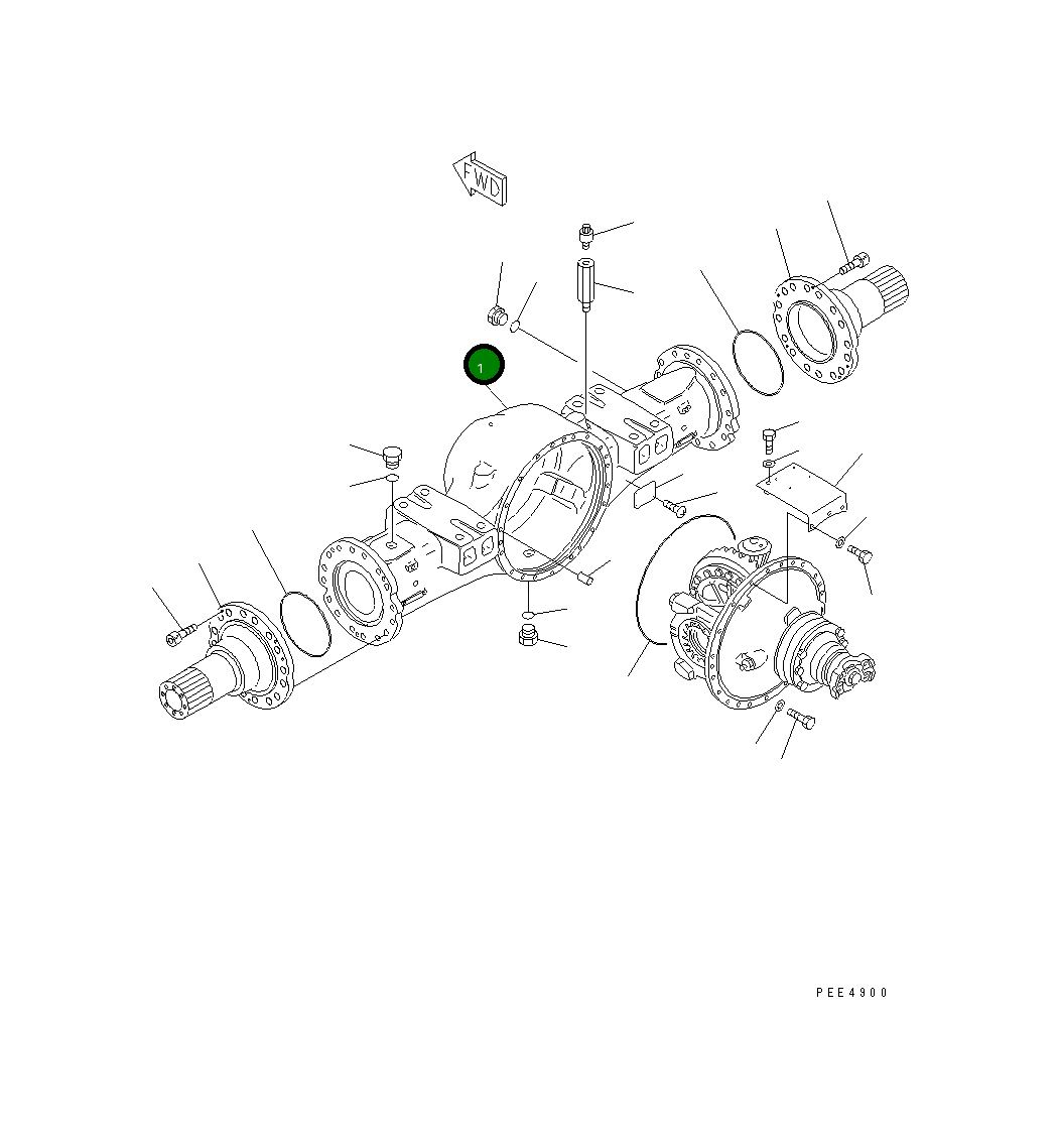 Корпус 421-22-23110 Komatsu