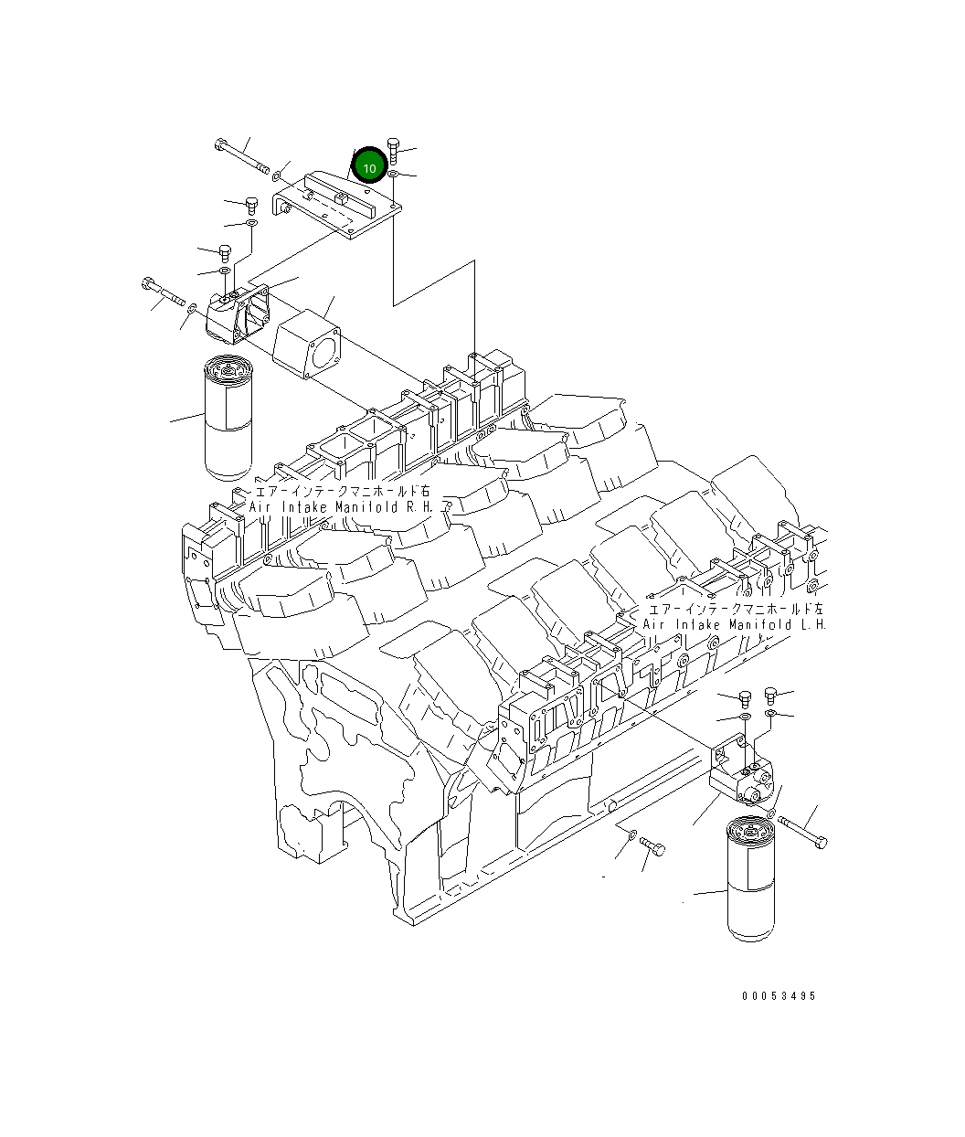 Кронштейн 6219-71-6610 Komatsu
