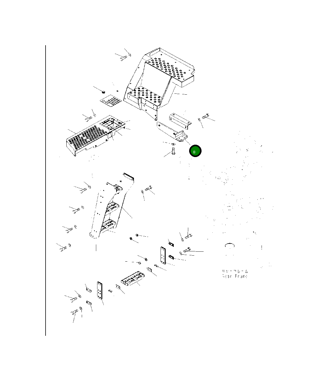 Кронштейн 421-54-64881 Komatsu