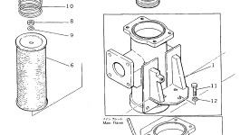 Корпус 195-49-11185 Komatsu