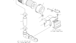 Корпус YM119624-12670 Komatsu