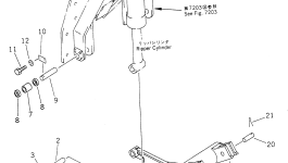Кронштейн 238-785-1311 Komatsu