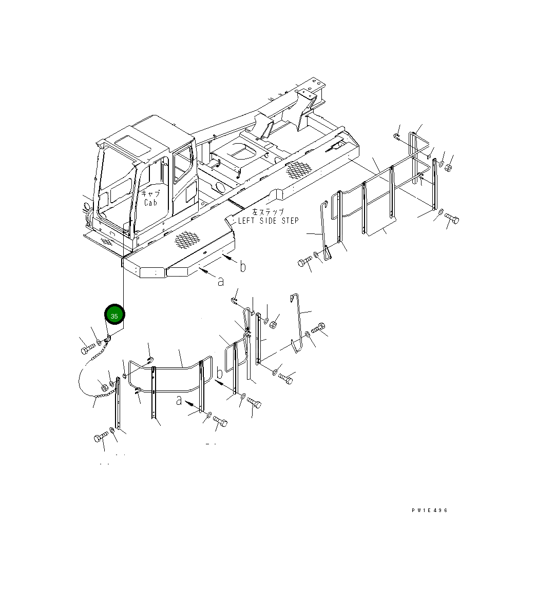 Кронштейн 21N-53-32420 Komatsu