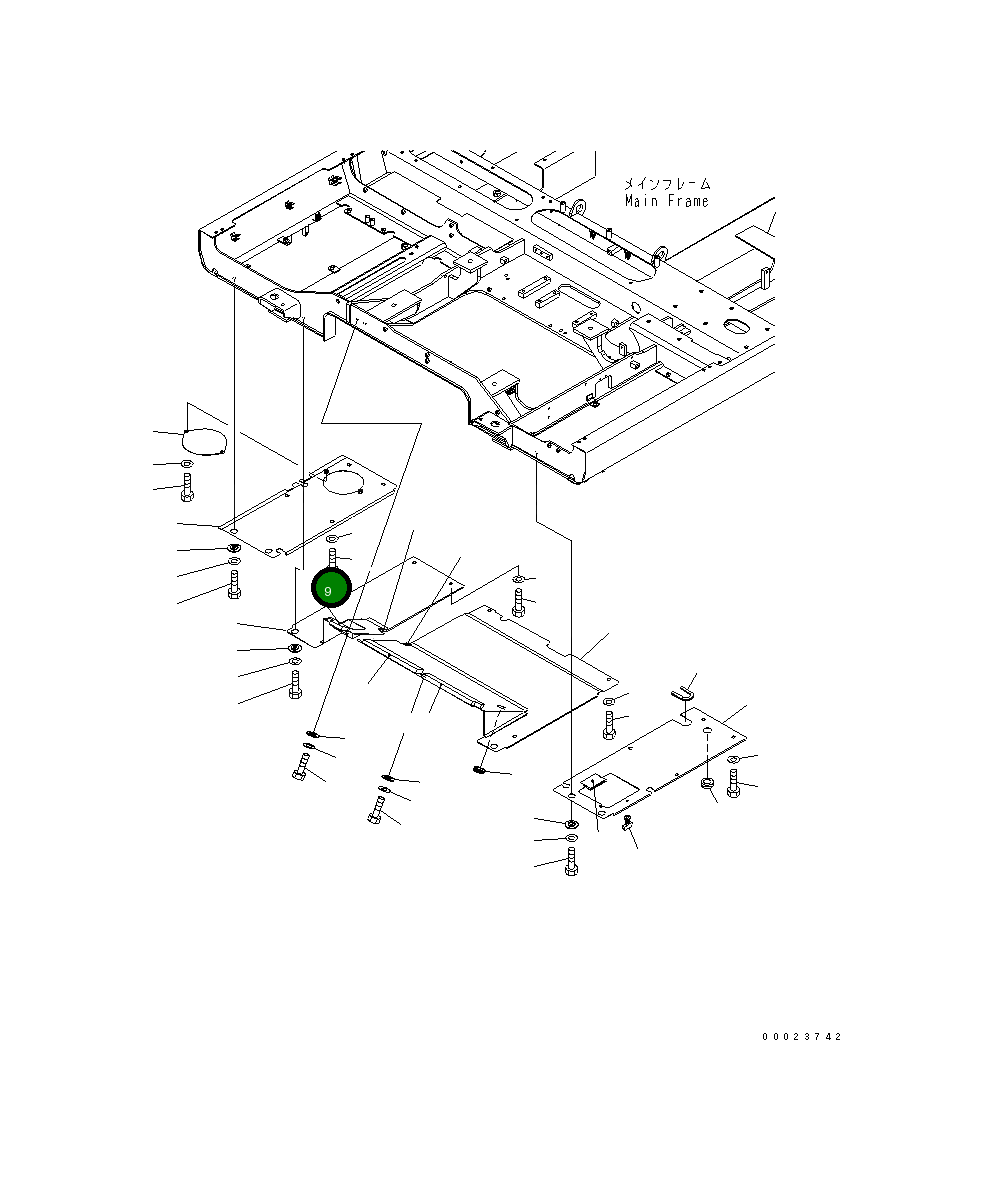 Лист 8260-54-1C30 Komatsu