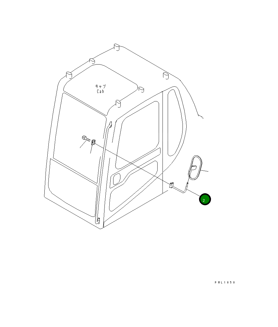 Опора 21M-54-13550 Komatsu