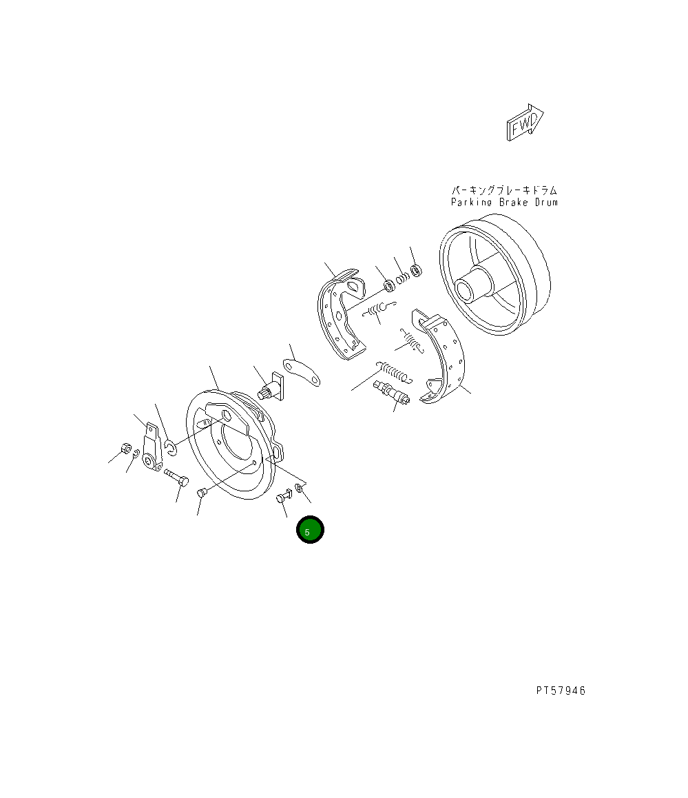 Палец 23D-32-11180 Komatsu