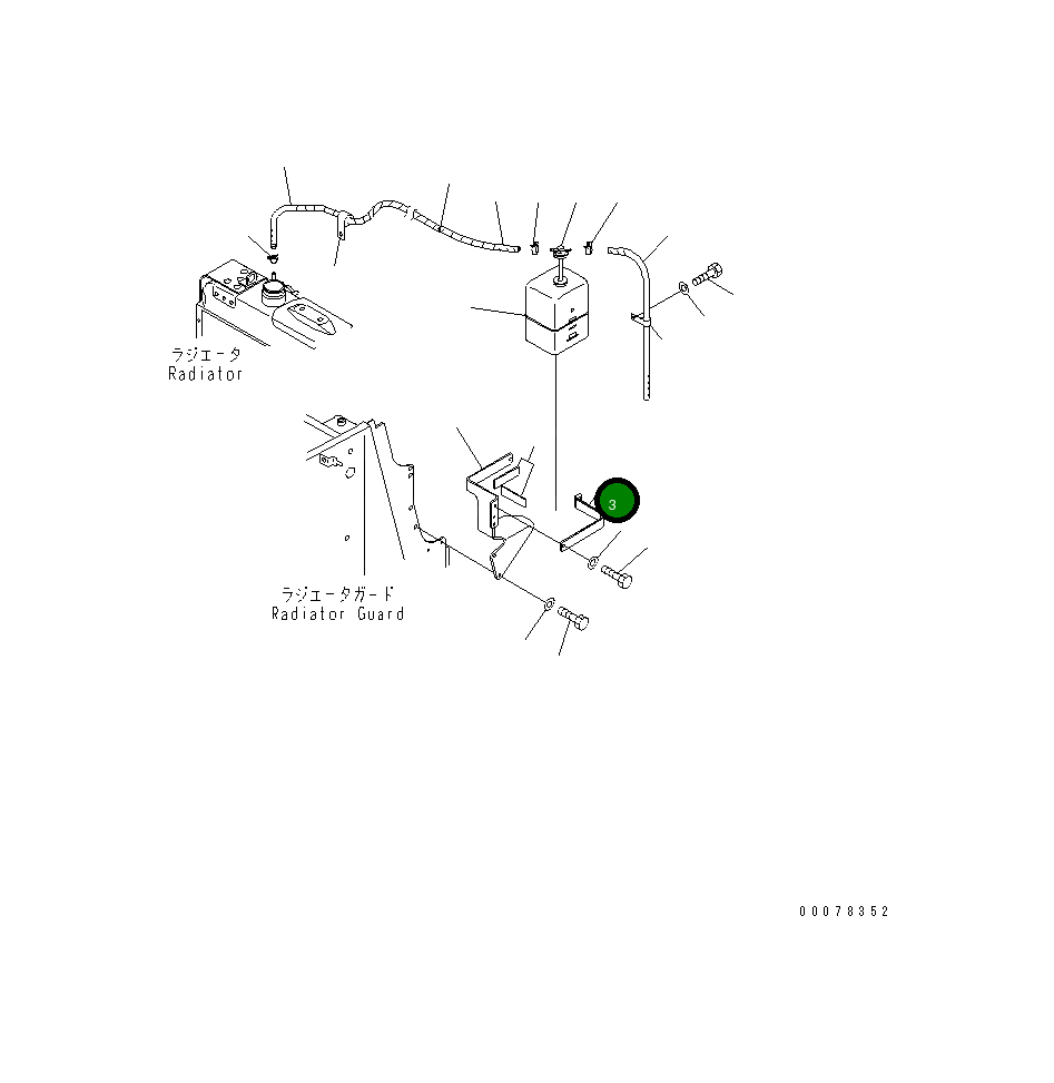 Кронштейн 134-03-71711 Komatsu