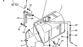 Шланг M015040140579 Komatsu