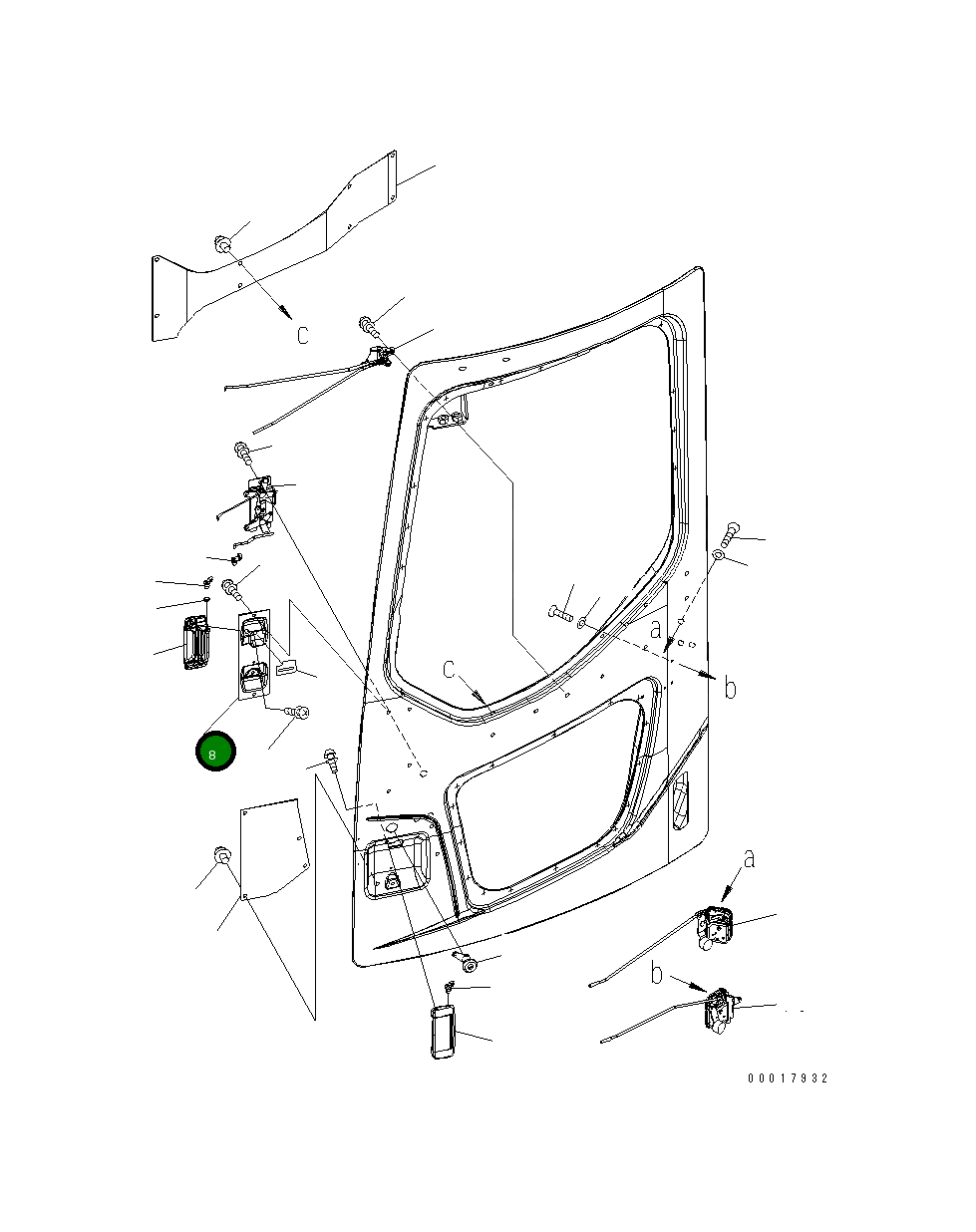 Кронштейн 22B-54-16231 Komatsu