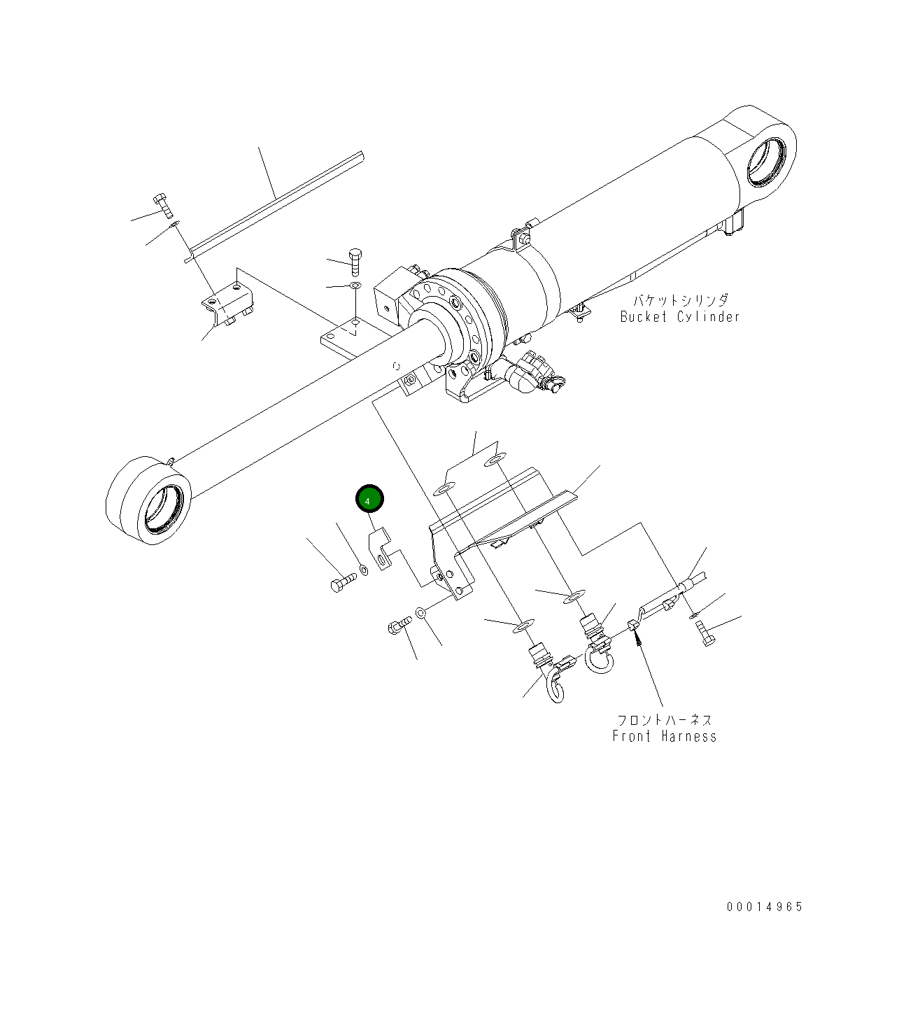 Кронштейн 418-T81-3620 Komatsu