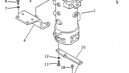 Кронштейн 23S-60-15231 Komatsu