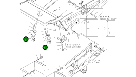 Кронштейн 569-46-62831 Komatsu