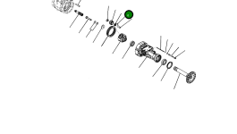 Палец 19 723 R1 Komatsu