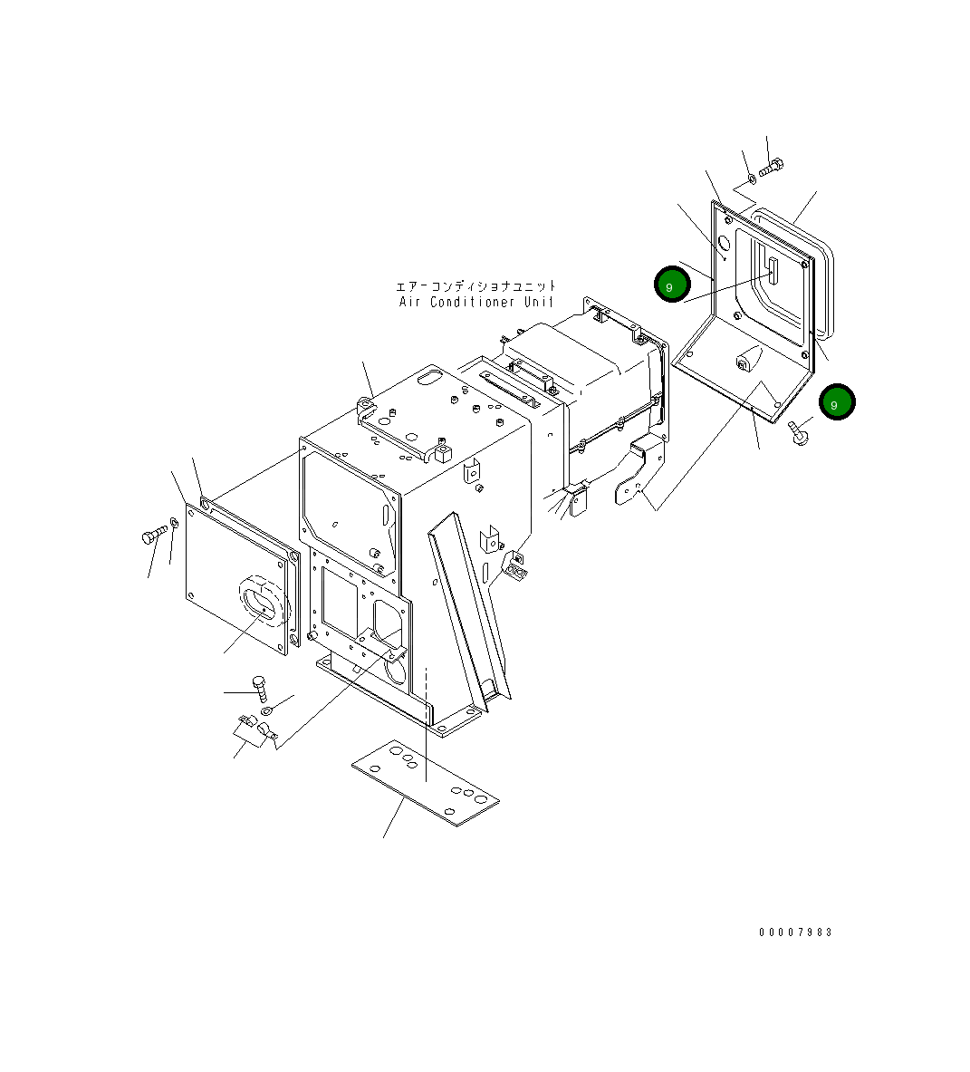 Лист 14X-911-8840 Komatsu