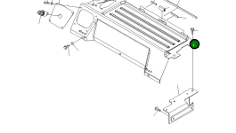 Лист 205-53-31190 Komatsu