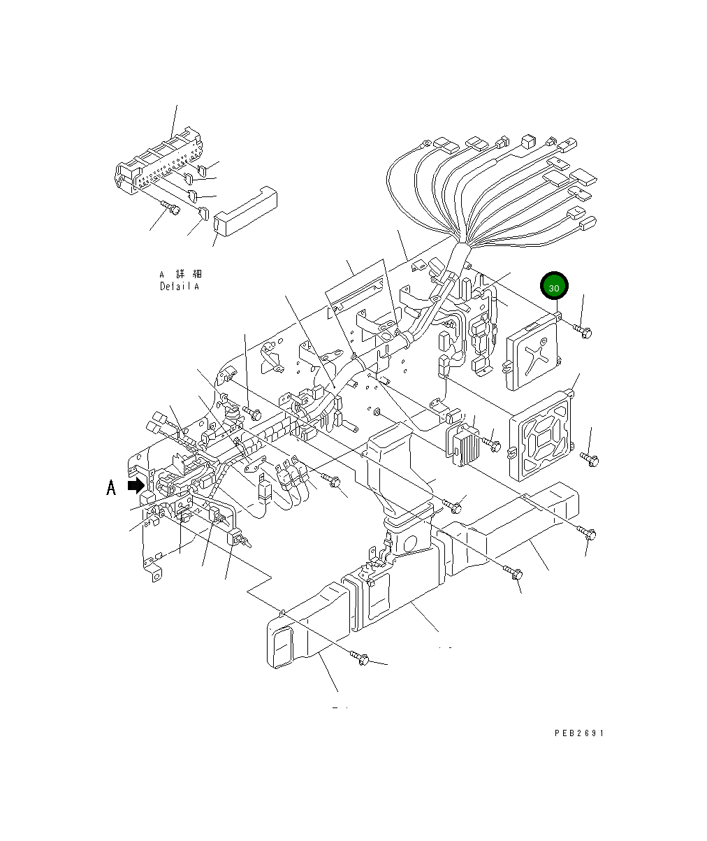 Контроллер 7834-24-4000 Komatsu