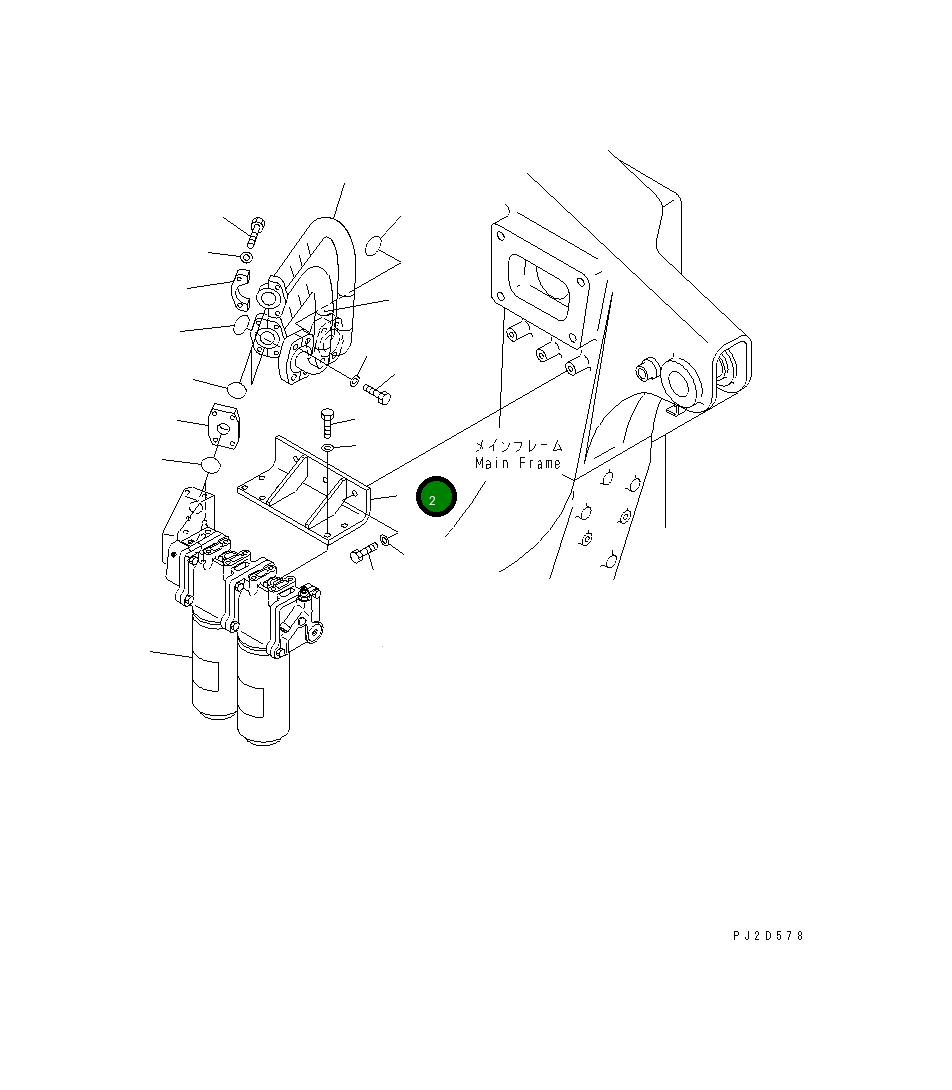 Кронштейн 6240-51-5130 Komatsu