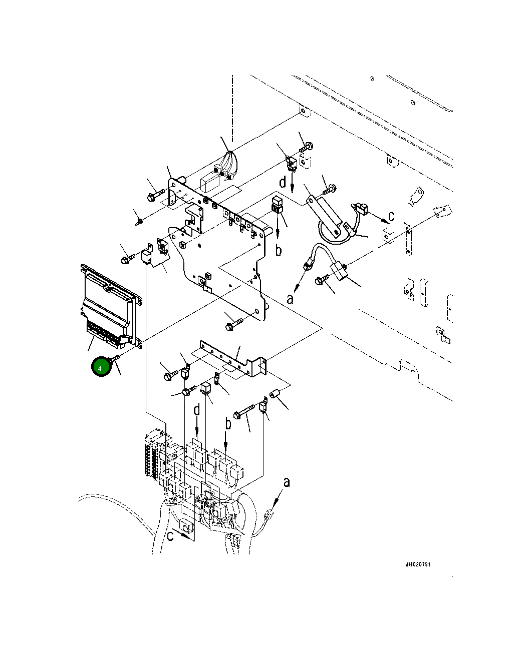Контроллер 7835-45-4003 Komatsu