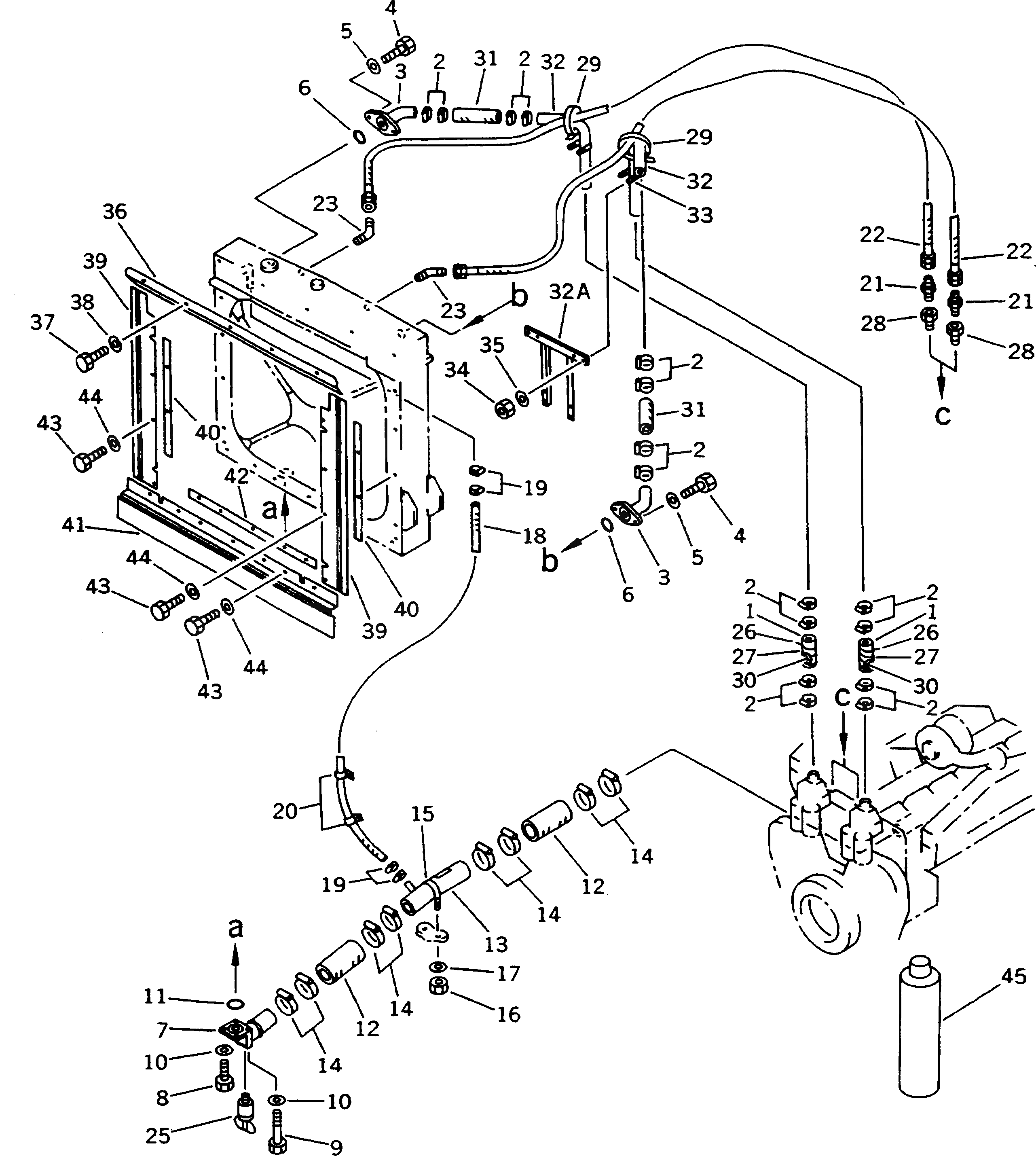 Шланг 581-03-22580 Komatsu