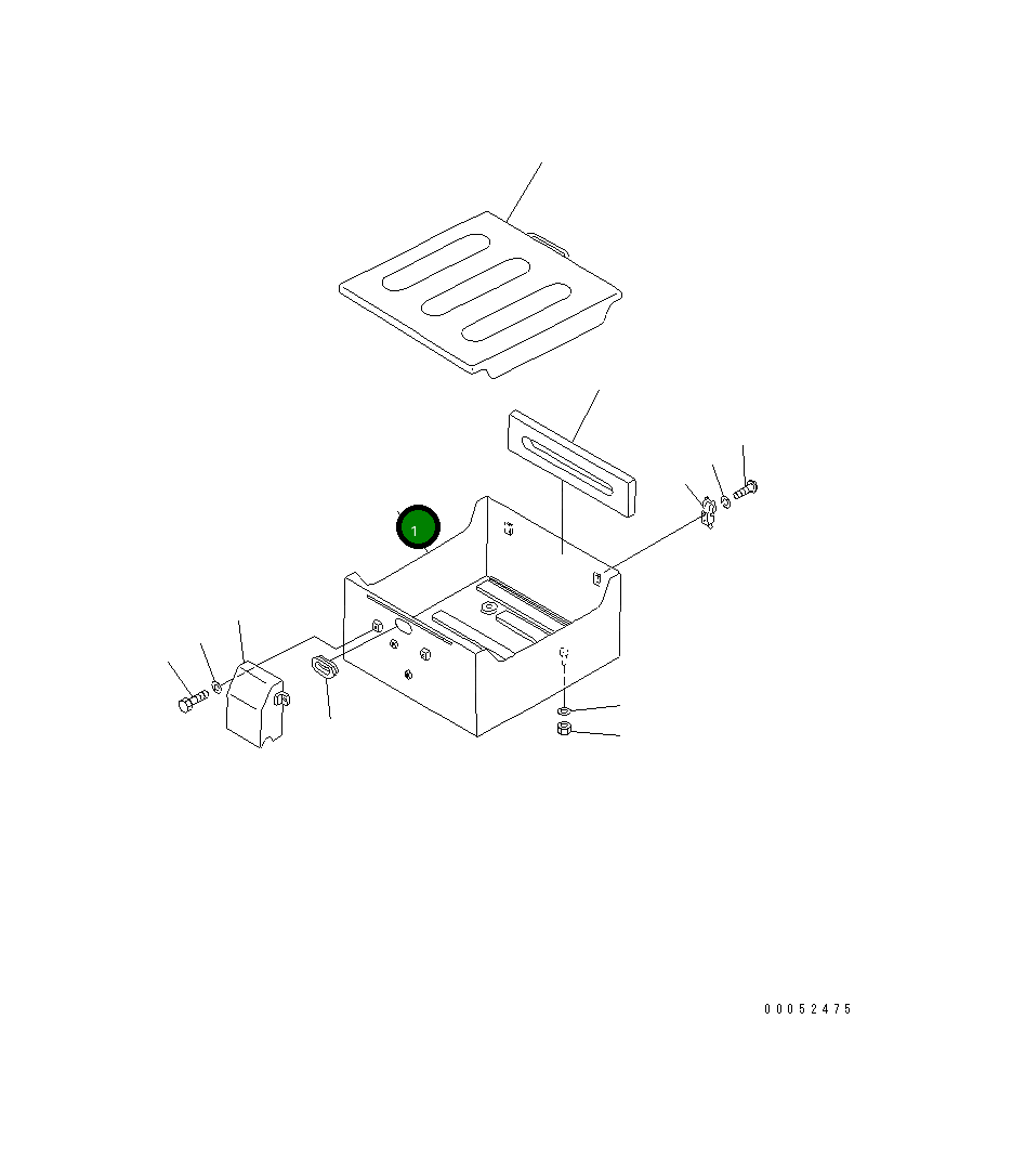 Корпус 176-06-41611 Komatsu