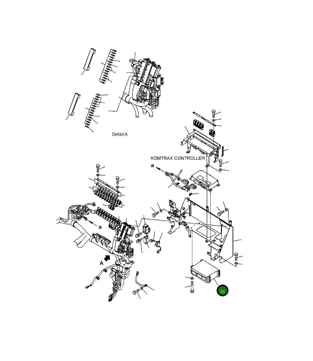 Контроллер 7823-36-2004 Komatsu