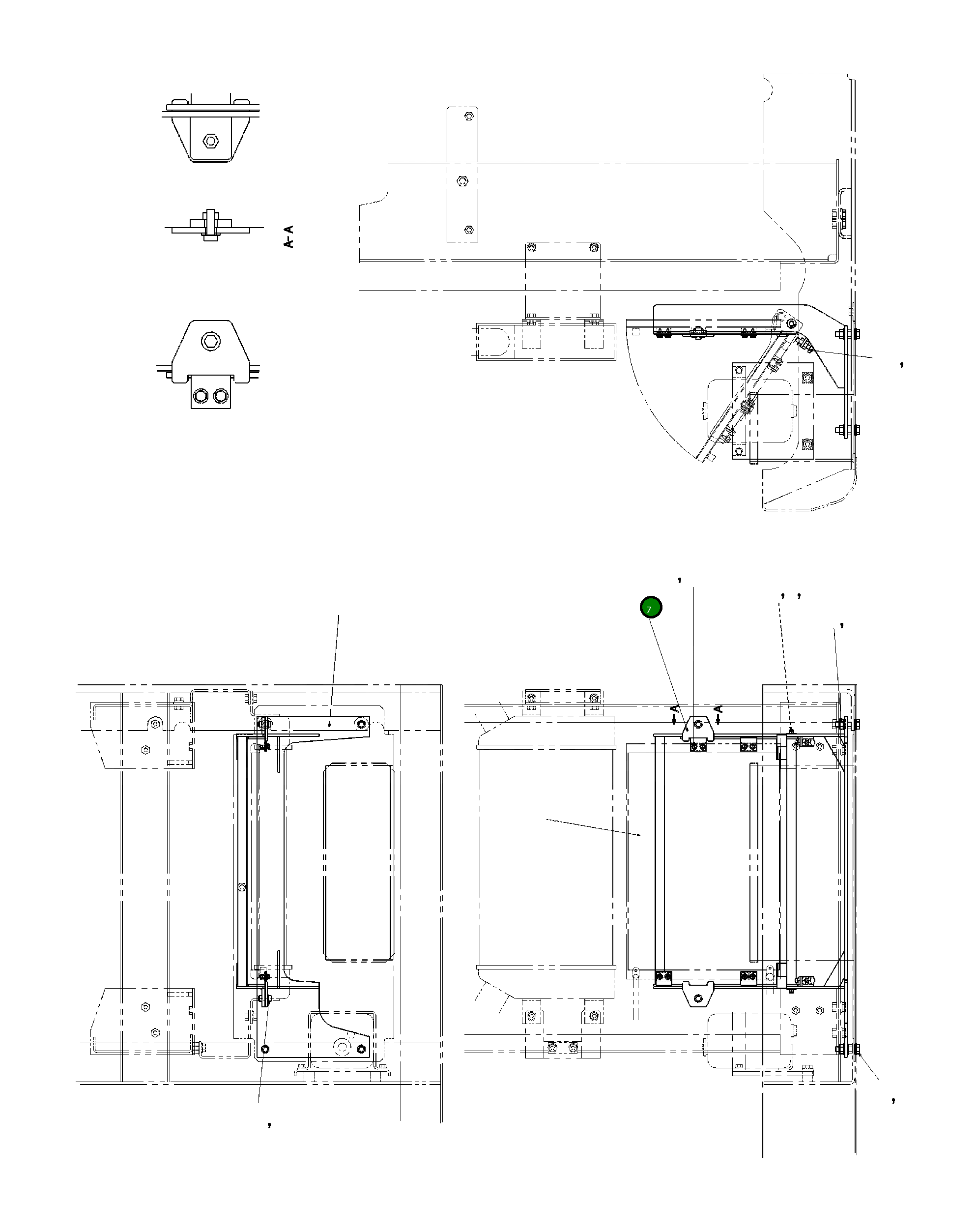 Кронштейн 20Y-03-KA121 Komatsu