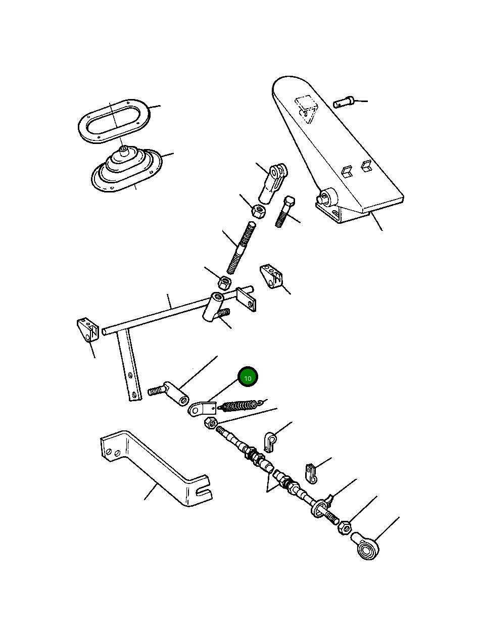 Клипса HA 932 Komatsu