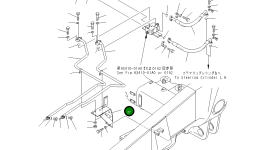 Кронштейн 569-61-85560 Komatsu