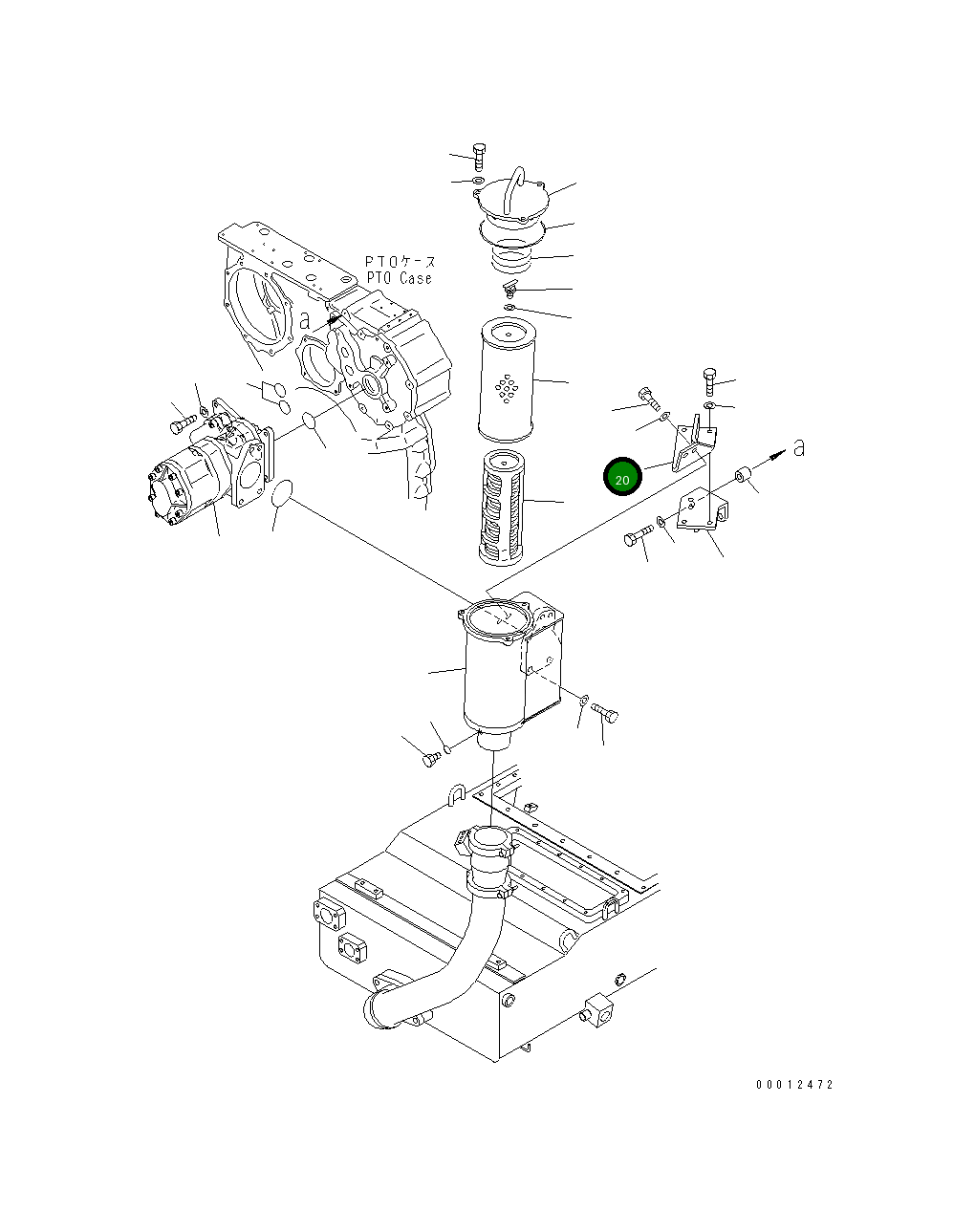 Кронштейн 198-49-62830 Komatsu
