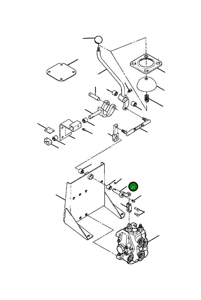 Коромысло подъёма 742 436 C1 Komatsu