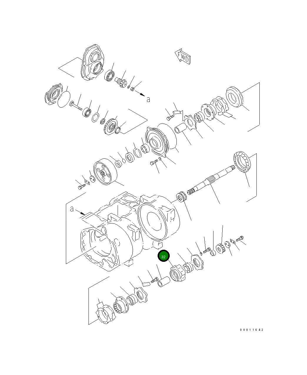 Клетка 101-Z61-1430 Komatsu