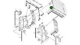 Лист 423-54-57510 Komatsu