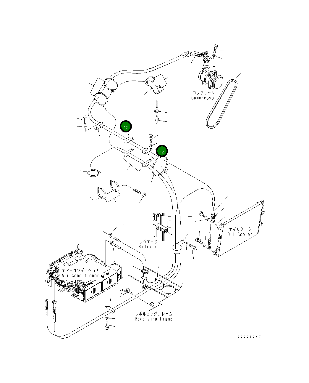 Клипса 22U-62-26270 Komatsu