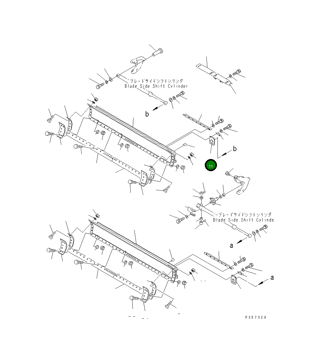 Кронштейн 23F-979-1140 Komatsu