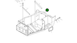 Кронштейн 56D-54-22514 Komatsu