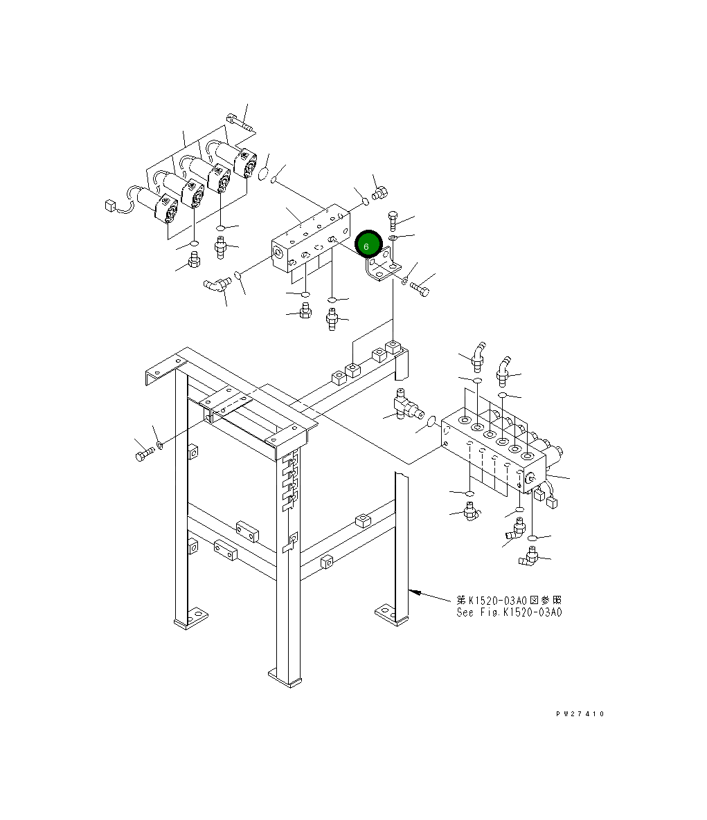 Кронштейн 567-61-12131 Komatsu