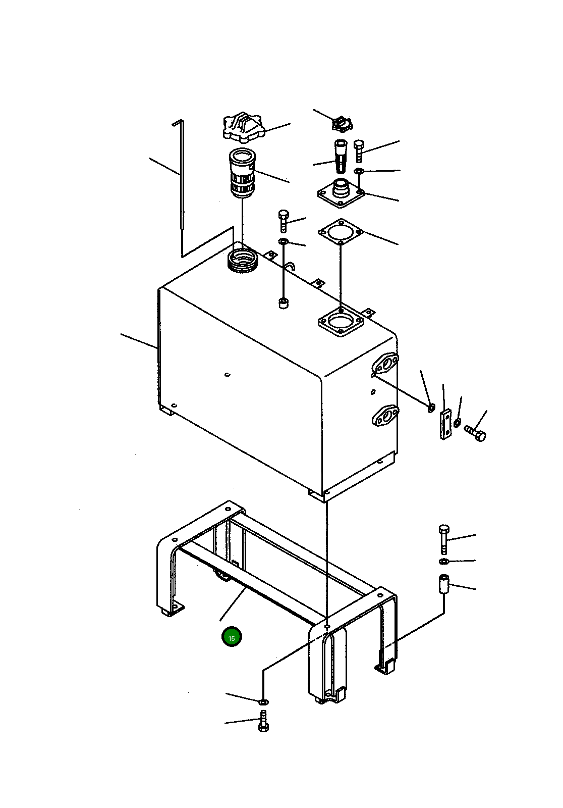 Кронштейн 23A-04-11240 Komatsu