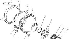 Корпус 10G-27-21110 Komatsu