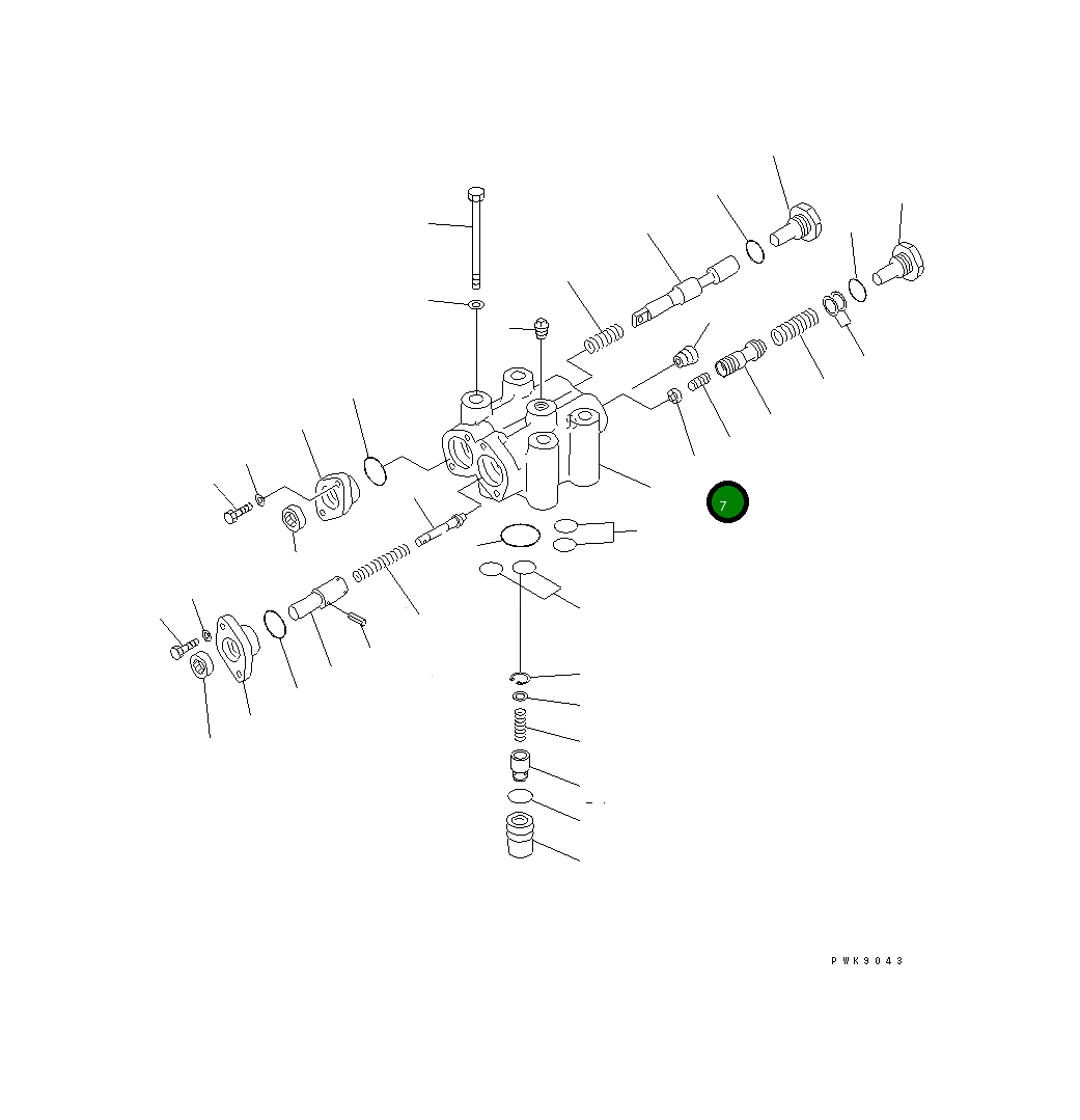 Направляющая 14Z-40-11340 Komatsu