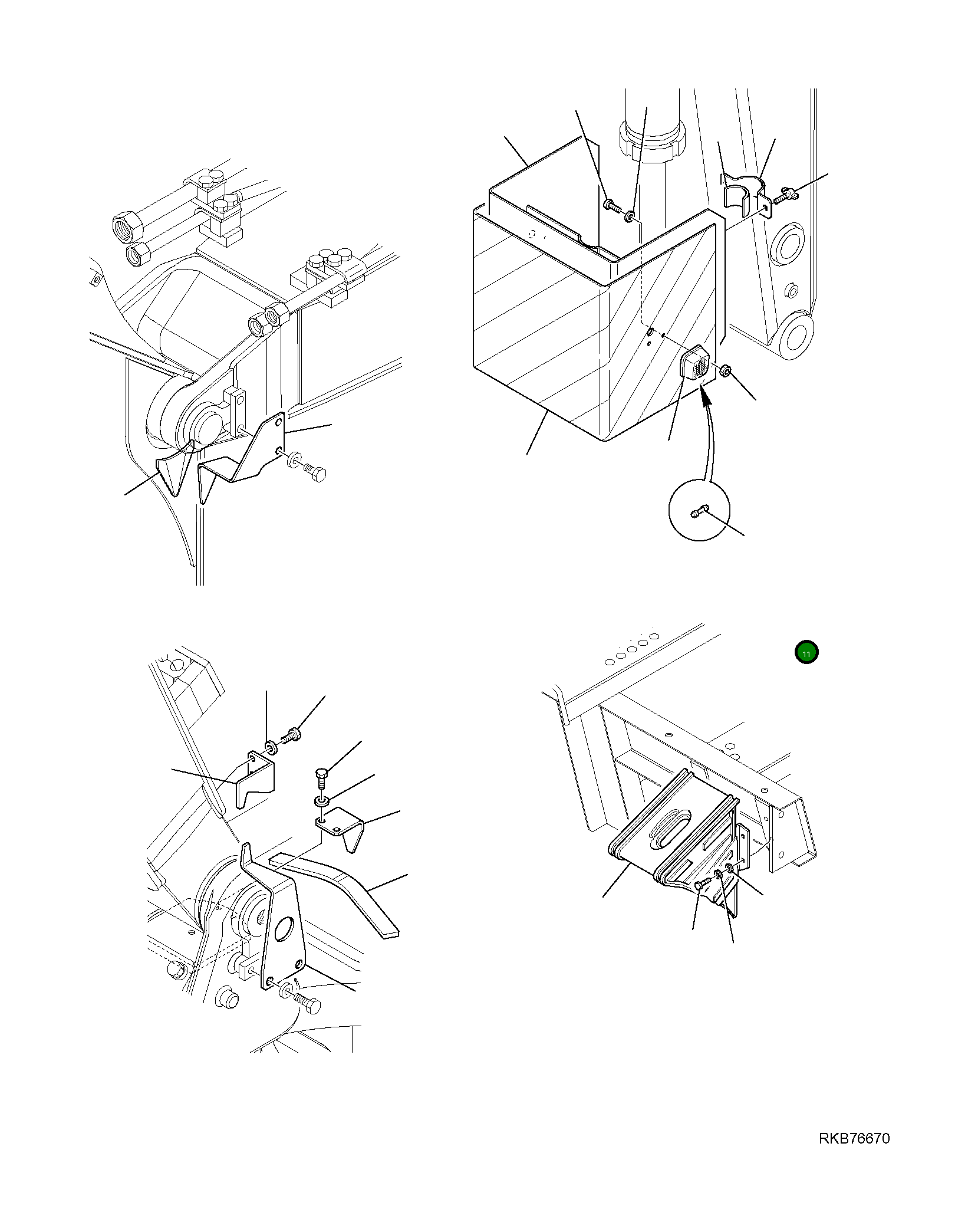 Лампа 21W-09-R3260 Komatsu