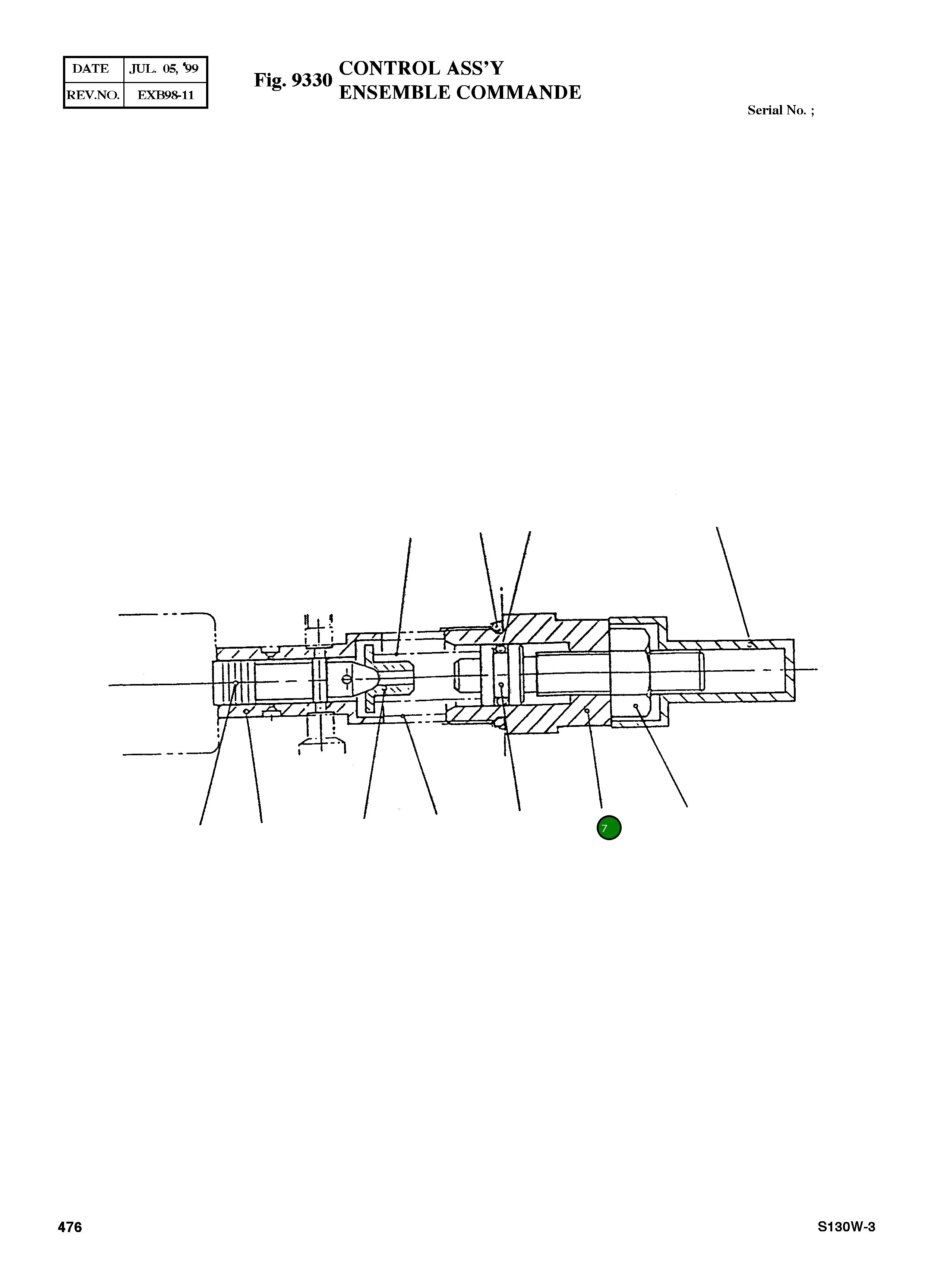 Направляющая 1100143295 Komatsu