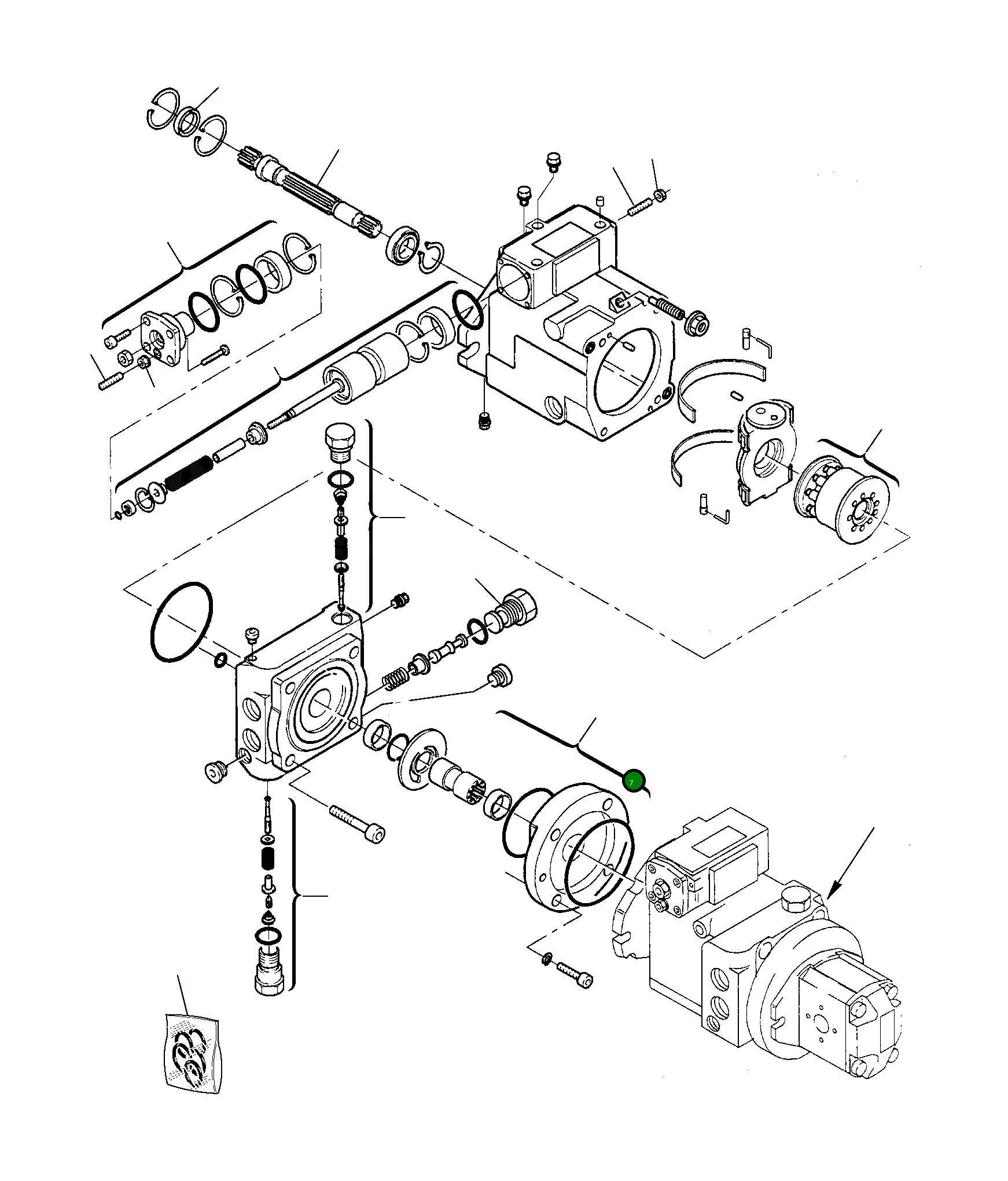 Насос 840225296 Komatsu