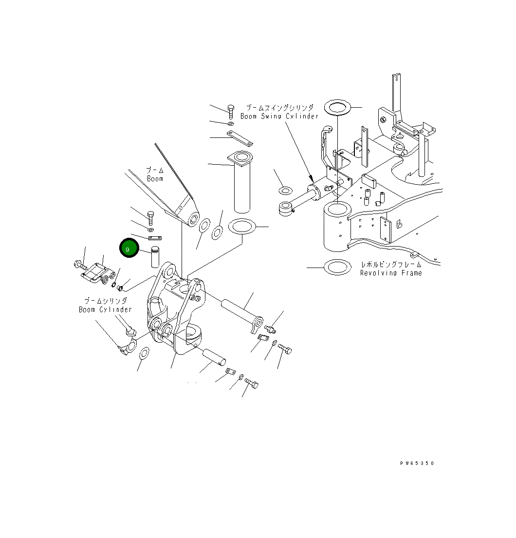 Палец 22L-70-11461 Komatsu