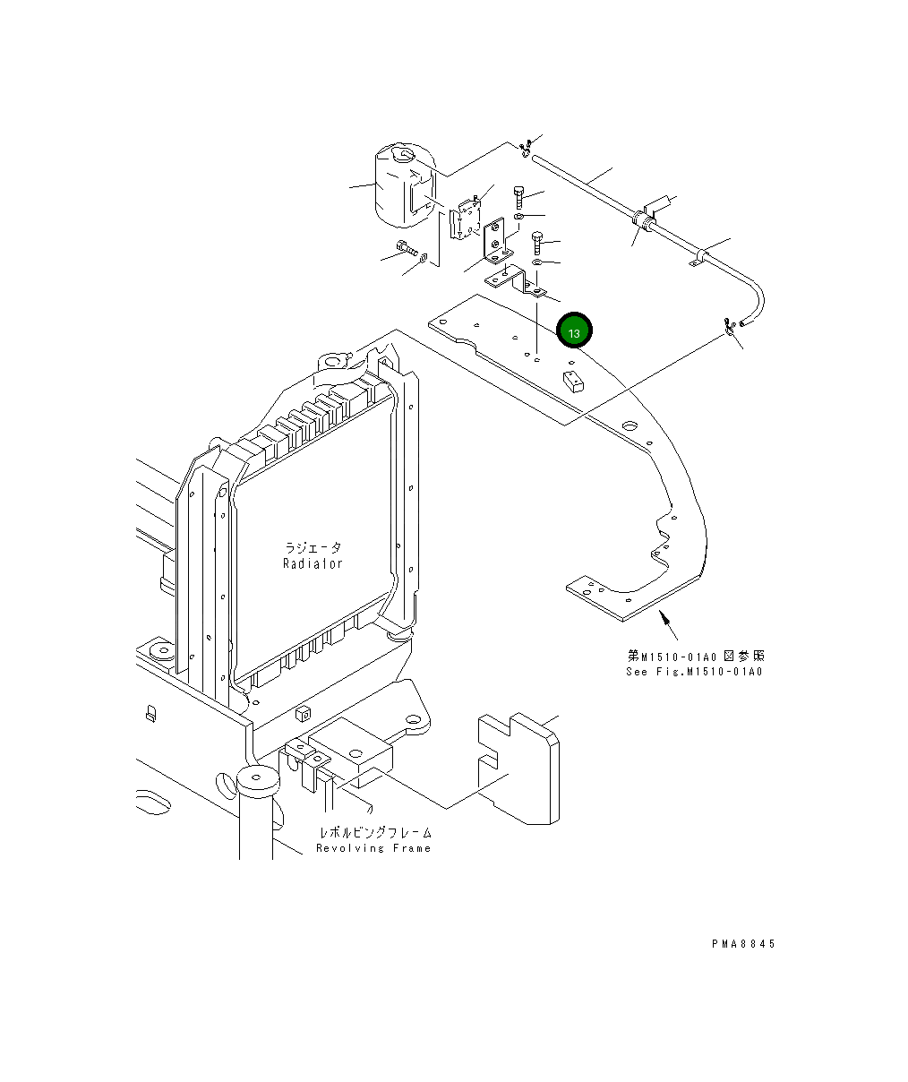 Кронштейн 21W-978-2420 Komatsu