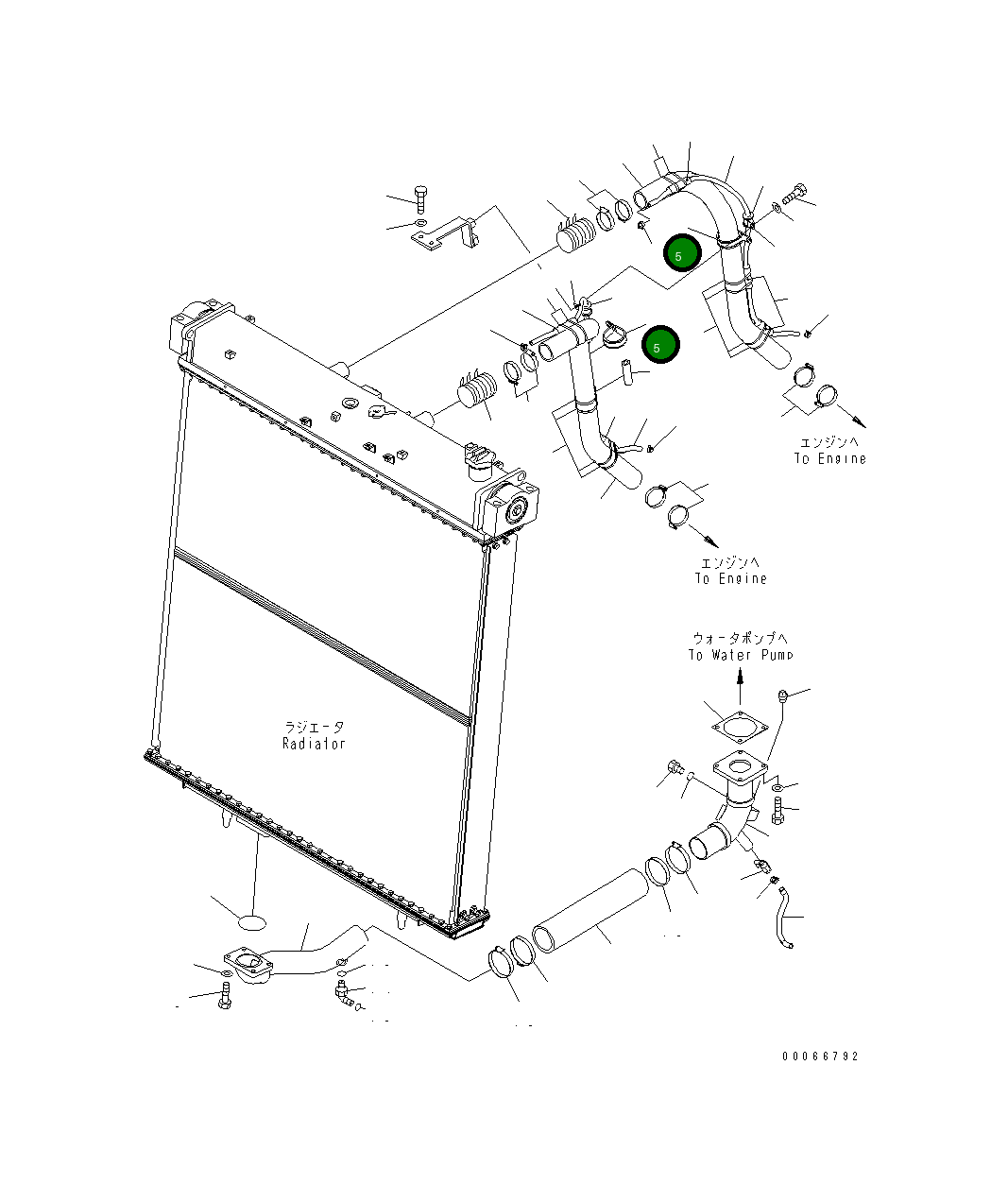 Клипса 198-03-75480 Komatsu