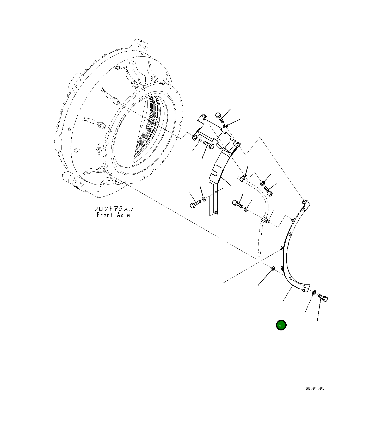 Кронштейн 561-88-71510 Komatsu