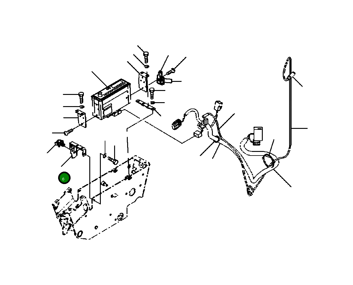 Кронштейн 22P-43-13170 Komatsu