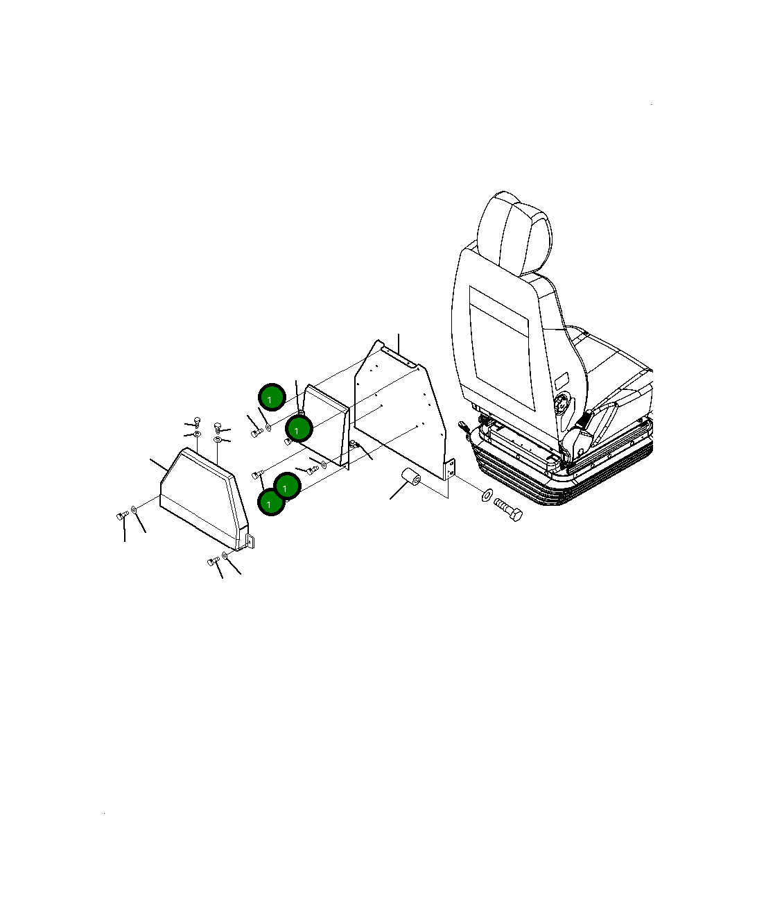 Опора 20Y-964-B700 Komatsu