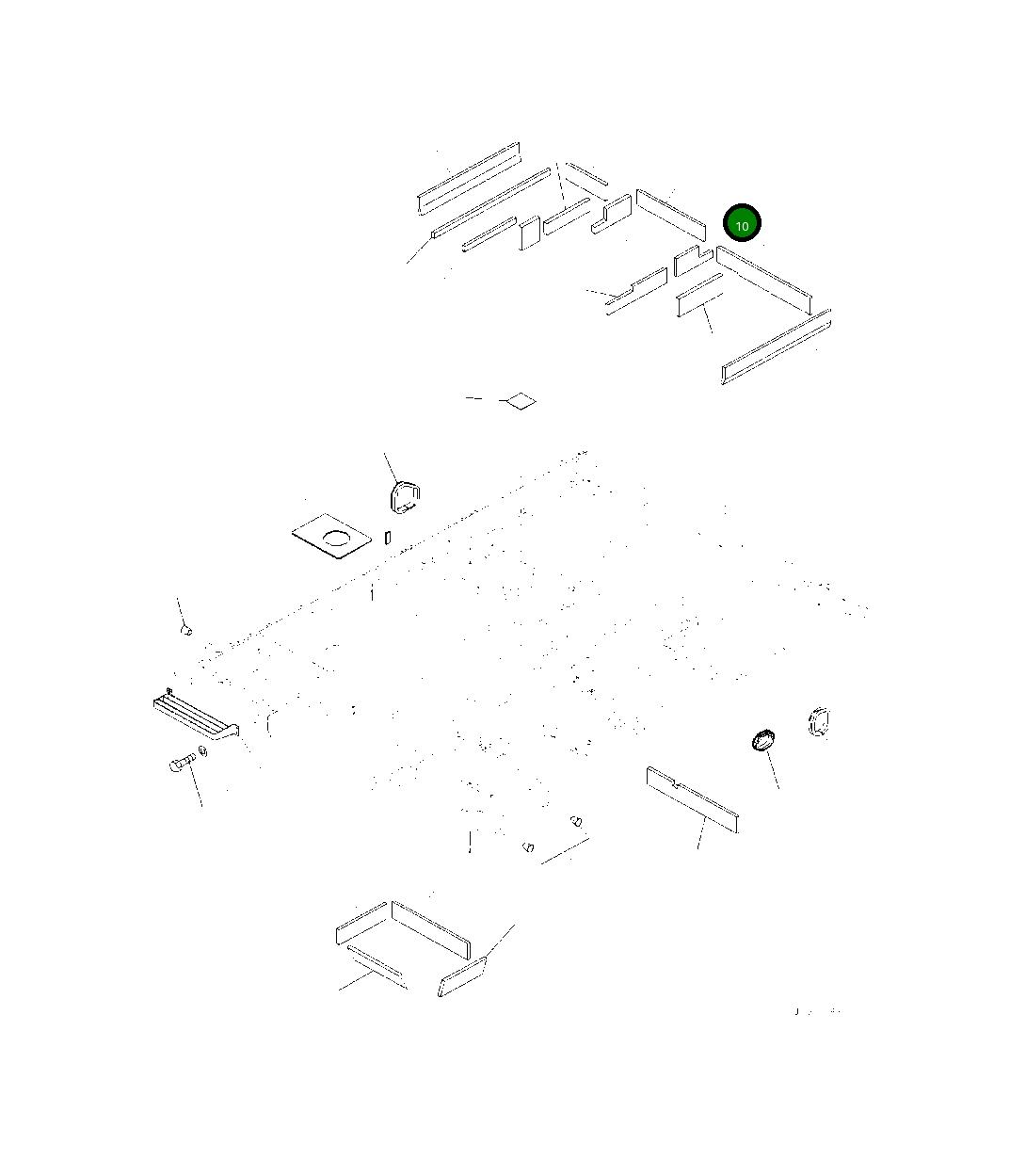 Лист 208-46-24110 Komatsu