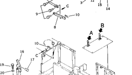 Капот 205-56-12671 Komatsu